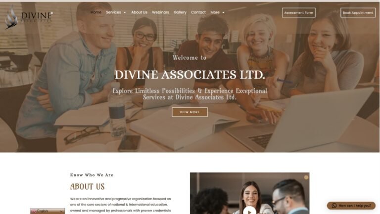 Divine Associates website
