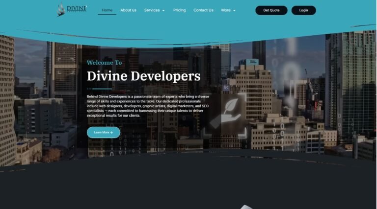 Divine Developers website