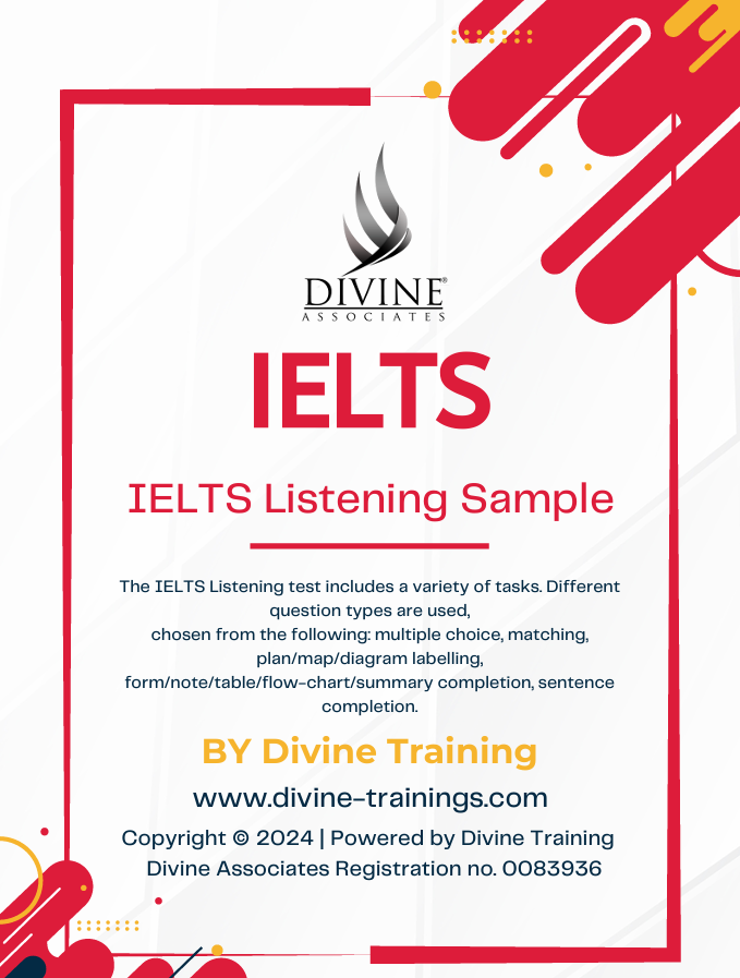 IELTS Listening Sample