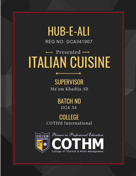 Italian Cuisine