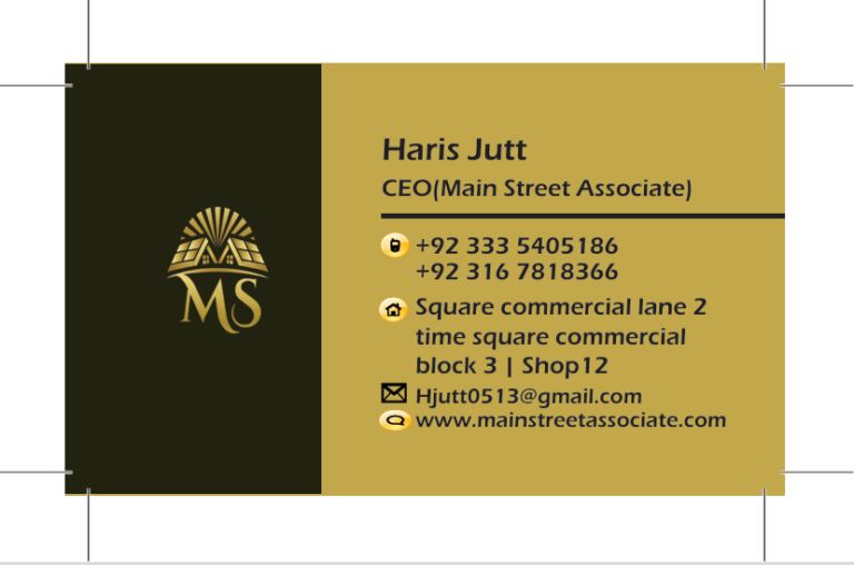 Business Card — Main Street