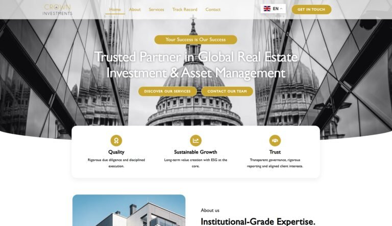 Crown Investment website